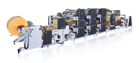 Reel to Reel Flexographic Printing Line FSRP-6C (No Cylinder Changing)